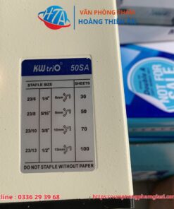 Máy Bấm Kim Lớn KW-Trio 50-SA - Bấm Được 100 Tờ