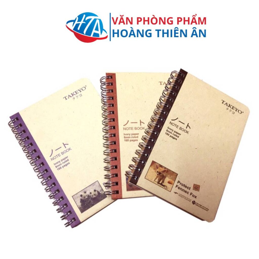 Sổ lò xo Takeyo A6-8582 160 trang