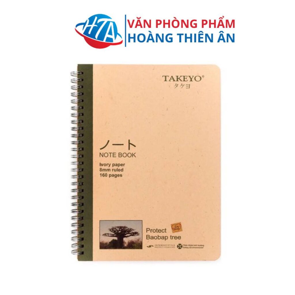 Sổ lò xo Takeyo B5-8533 160 trang