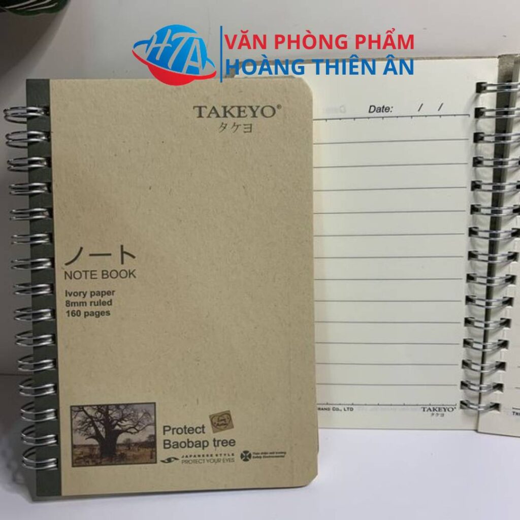 Sổ lò xo Takeyo B5-8533 160 trang