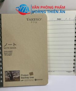 Sổ lò xo Takeyo B5-8533 160 trang