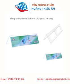 Bảng Chức Danh Xukiva 193 – Sự Chuyên Nghiệp Dành Cho Không Gian Văn Phòng