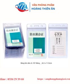 Bảng Tên Zipper 107 Đứng