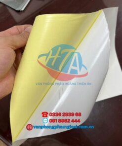 Decal đế vàng A4 (100 tờ/xấp)