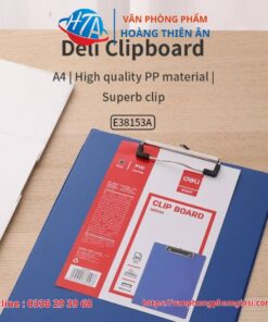 Trình kí đơn Deli 38153A/ A4 - Kẹp tài liệu