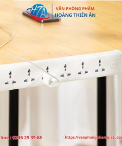 Ổ cắm điện DELI 6 ổ dài 5m
