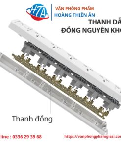 Ổ cắm điện DELI 6 ổ dài 5m