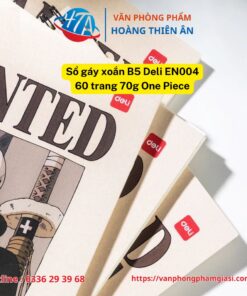 Sổ gáy xoắn B5 60 trang 70g One Piece - Deli EN004