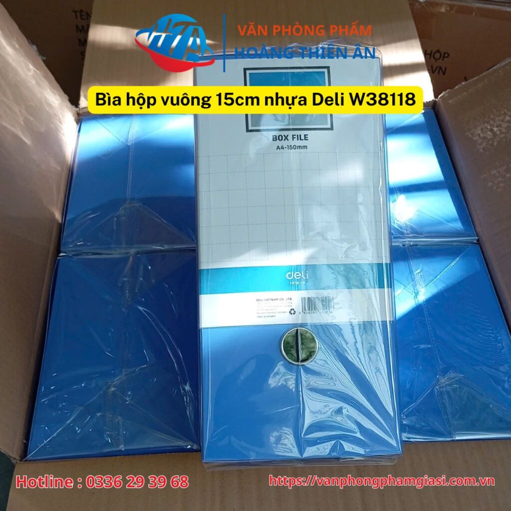 BÌA HỘP VUÔNG DELI W38118
