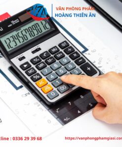 Máy tính 12 số kim loại Deli M350