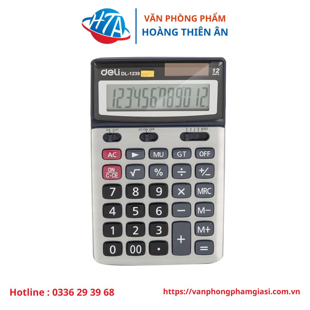 Máy tính kỹ thuật 12 số - Deli E1239