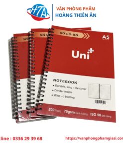 Sổ lò xo Uni Plus A5 - 200 trang
