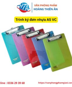Trình ký đơn nhựa A5 VC