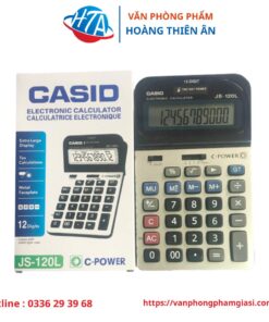 Máy tính Casio JS - 120 L - 12 số